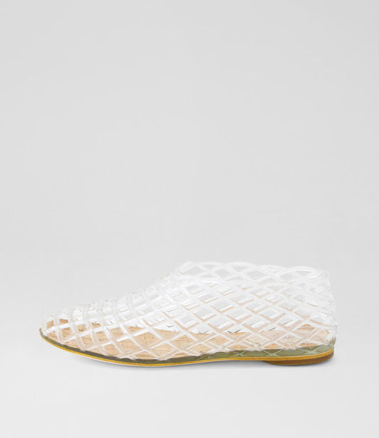 Image of Footwear. Productname: Piknic Clear Jelly Flat Shoes in CLEAR colour by brand - MOLLINI