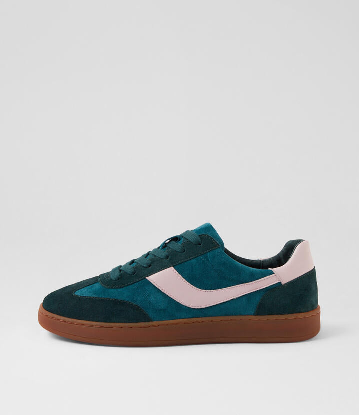 Image of Sneakers. Productname: Querlah Green Pink Mix Sneakers in GREEN-PINK colour by brand - MIDAS