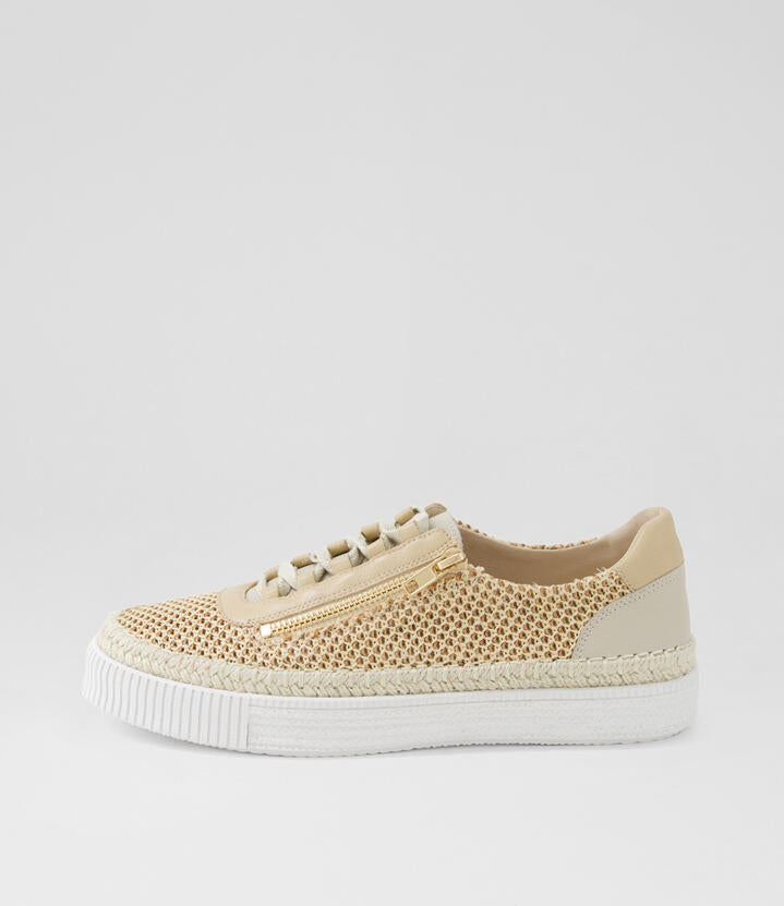 Image of Sneakers. Productname: Teacka Natural Camel Multi Sneakers in NATURAL&CAMEL colour by brand - MIDAS
