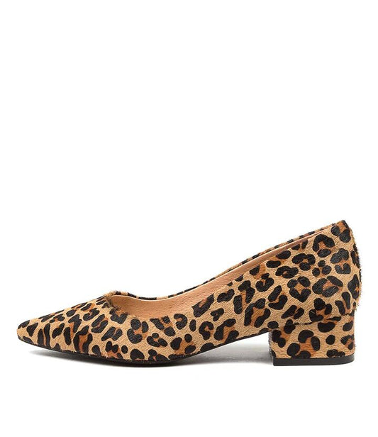 Image of Heels. Productname: Thego Leopard Pony Heels in LEOPARD colour by brand - MOLLINI