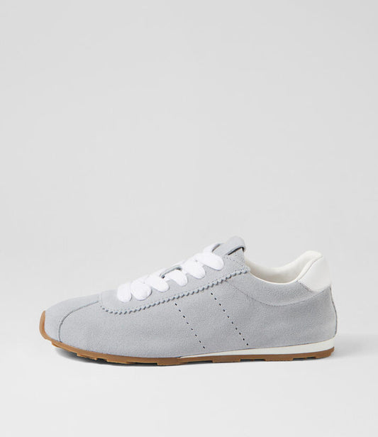 Image of Sneakers. Productname: Mousi Sky Blue Suede Sneakers in SKY BLUE colour by brand - MOLLINI