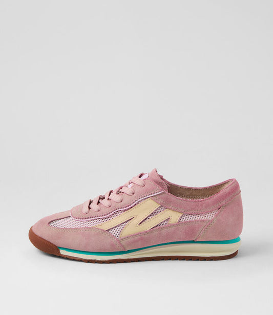 Image of Sneakers. Productname: Spirit Pink Leather Sneakers in PINK colour by brand - MIDAS