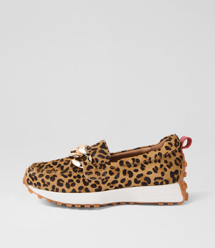 Image of Sneakers. Productname: Orion Leopard Red Pony Leather Sneakers in LEOPARD-RED colour by brand - MIDAS