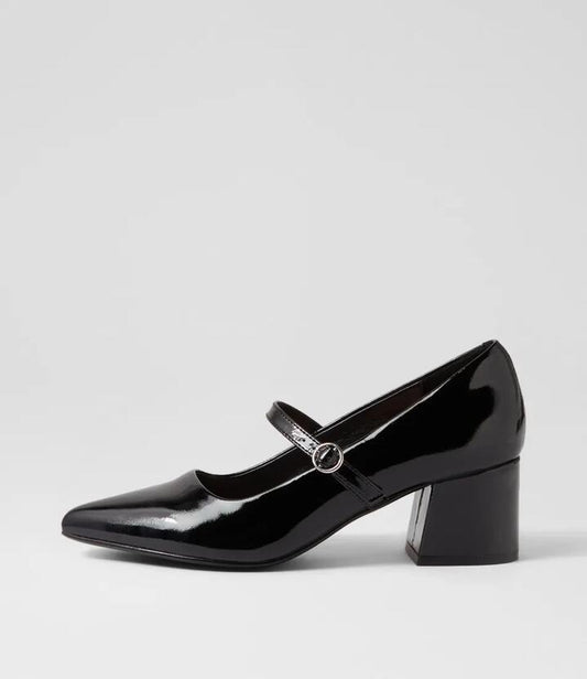 Image of Footwear. Productname: Reliya Mo Black Patent Leather Black in BLACK colour by brand - MOLLINI