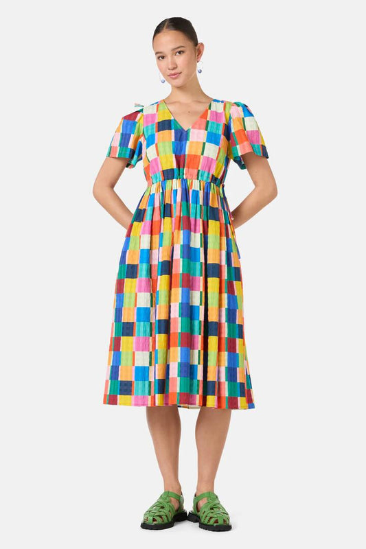 Image of Dresses. Productname: Jungle Rhapsody Check Dress in Check colour by brand - Gorman