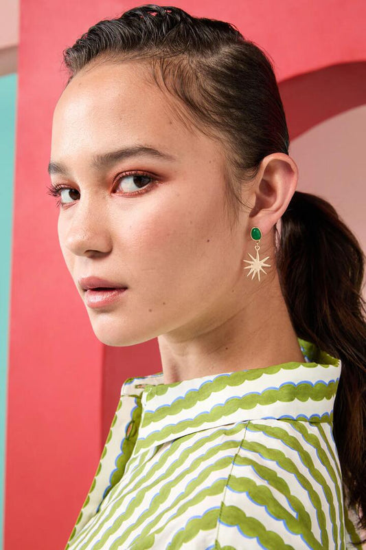 Image of Earrings. Productname: Guiding Star Earring in Multi colour by brand - Gorman