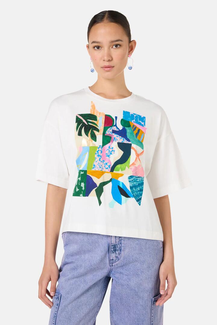 Image of T-Shirts. Product name - Jungle Rhapsody Relaxed Tee in Print colour by brand - Gorman