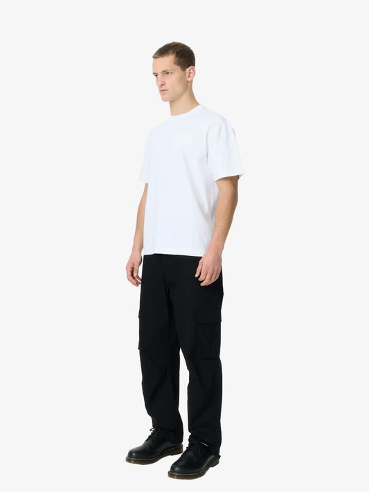 Image of a model wearing Tops. Productname: Article One Heavyweight Tee in White colour by brand - Article One