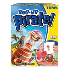 Image of Games. Product name - Tomy Pop Up Pirate Game in colour by brand - Tomy