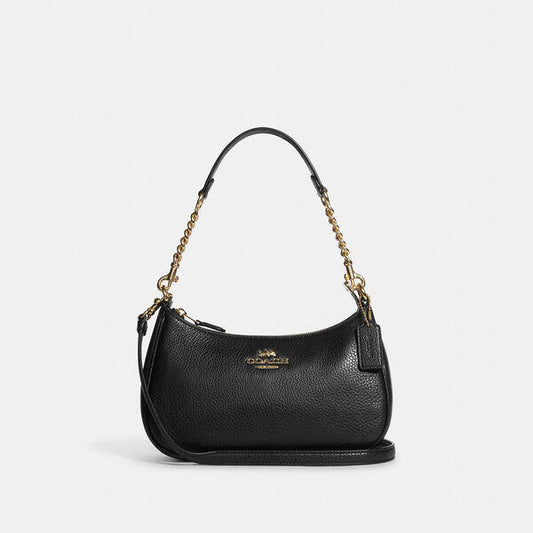Image of Bags. Productname: Teri Shoulder Bag in BLACK colour by brand - Coach Outlet Australia