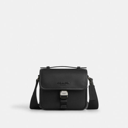 Image of Bags. Productname: Racer Crossbody Bag in QB/BLACK colour by brand - Coach Outlet Australia