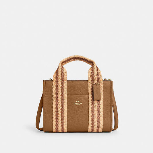 Image of Bags. Productname: Smith Tote Bag 24 in HONEY BROWN colour by brand - Coach Outlet Australia
