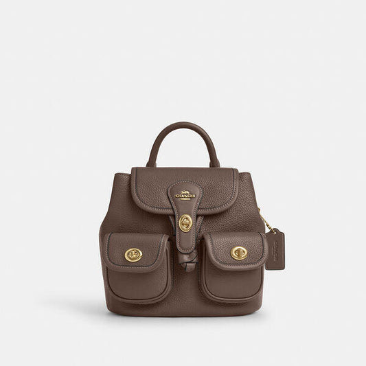 Image of Bags. Productname: Hadley Backpack in IM/DARK STONE colour by brand - Coach Outlet Australia