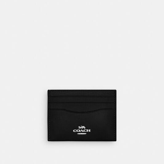 Image of Accessories. Productname: Slim Id Card Case in SV/BLACK colour by brand - Coach Outlet Australia