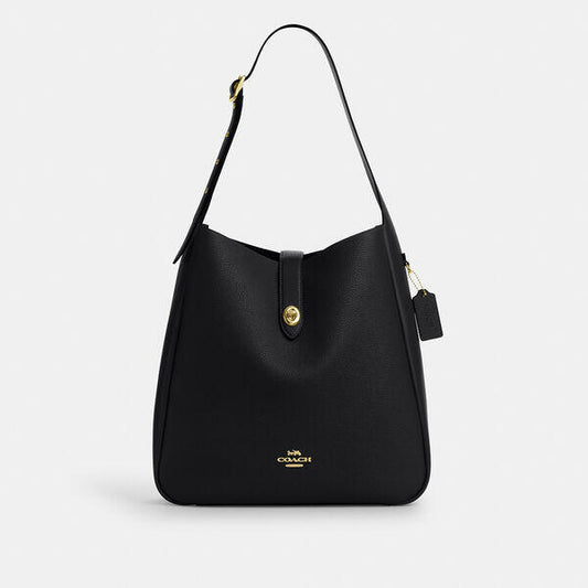 Image of Bags. Productname: Hadley Large Shoulder Bag in IM/BLACK colour by brand - Coach Outlet Australia