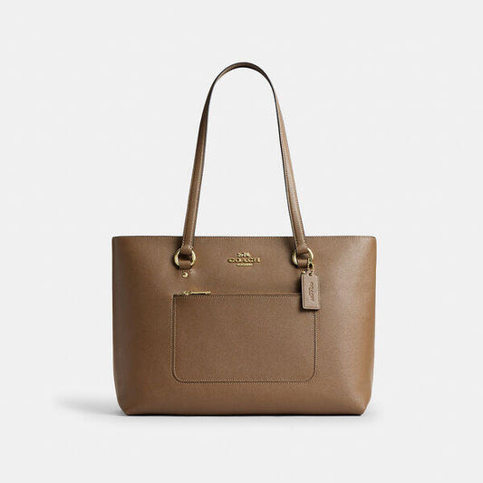 Image of Bags. Productname: Station Tote Bag in IM/DARK STONE colour by brand - Coach Outlet Australia