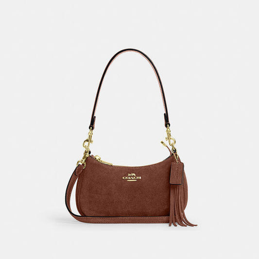 Image of Bags. Productname: Teri Mini Crossbody Bag in IM/Vintage Brown colour by brand - Coach Outlet Australia