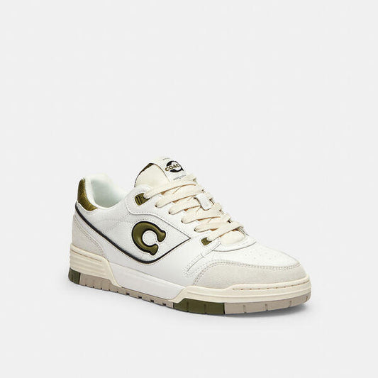 Image of Sneakers. Productname: Soho Sneaker in OLIVE/OPTIC WHITE colour by brand - Coach Outlet Australia