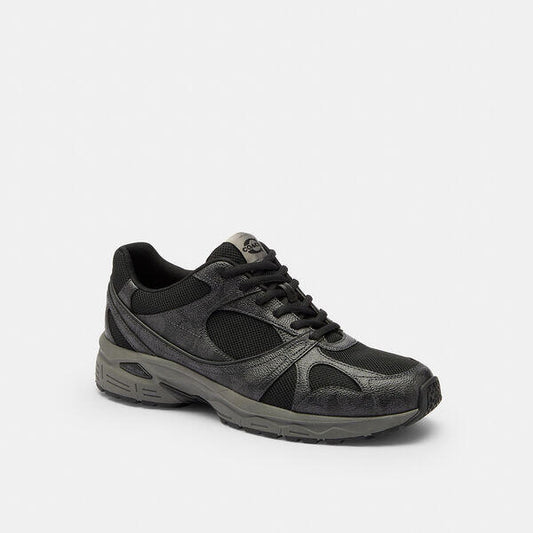 Image of Sneakers. Productname: Sport Sneaker In Signature Canvas in CHARCOAL/BLACK colour by brand - Coach Outlet Australia