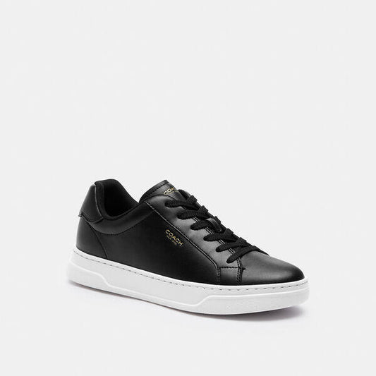 Image of Sneakers. Productname: High Line Sneaker in BLACK/OPTIC WHITE colour by brand - Coach Outlet Australia