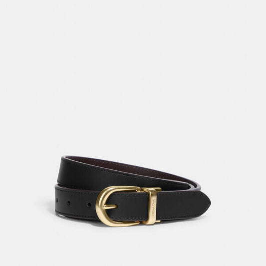 Image of Accessories. Productname: Classic Buckle Cut-To-Size Reversible Belt, 25Mm in IM/BLACK OXBLOOD colour by brand - Coach Outlet Australia