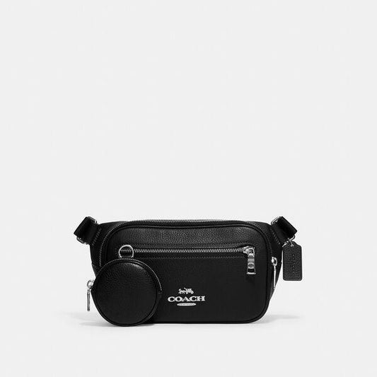 Image of Accessories. Productname: Elias Belt Bag in SV/BLACK colour by brand - Coach Outlet Australia