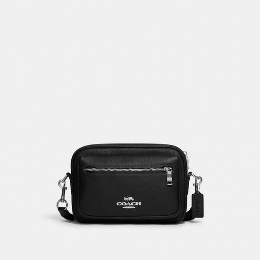 Image of Bags. Productname: Elias Crossbody in SV/BLACK colour by brand - Coach Outlet Australia