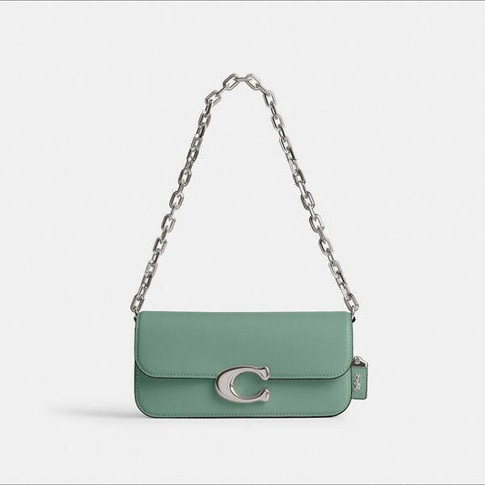 Image of Bags. Productname: Idol Bag 23 in AQUAMARINE colour by brand - Coach Outlet Australia