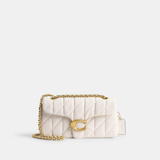 Image of Bags. Productname: Tabby Shoulder Bag 26 With Quilting in B4/CHALK colour by brand - Coach Outlet Australia