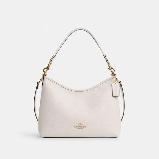 Image of Bags. Productname: Laurel Shoulder Bag in IM/CHALK colour by brand - Coach Outlet Australia