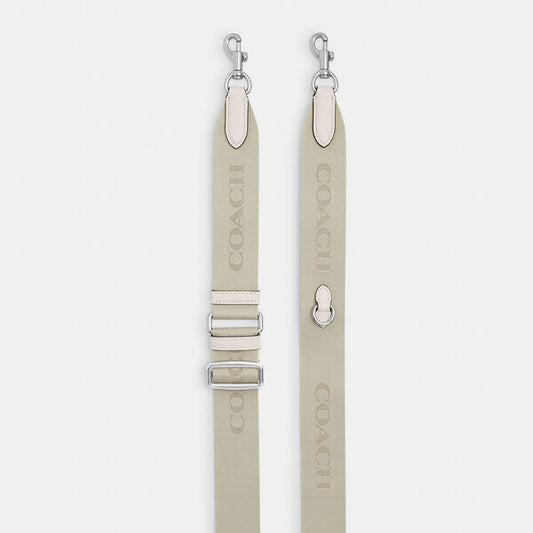 Image of Accessories. Productname: Webbing Strap in SV/CHALK colour by brand - Coach Outlet Australia