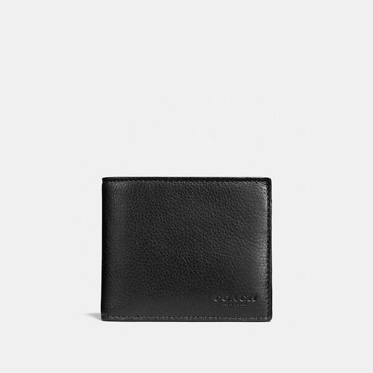 Image of Wallets & Money Clips. Productname: 3-In-1 Wallet in BLACK colour by brand - Coach Outlet Australia