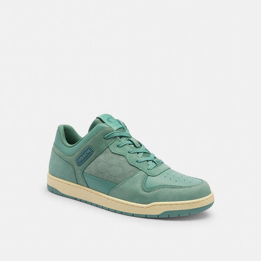 Image of Sneakers. Productname: C201 Sneaker In Signature Canvas Jacquard in AQUAMARINE colour by brand - Coach Outlet Australia