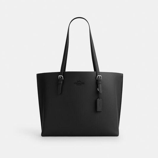 Image of Bags. Productname: Mollie Tote Bag in SV/BLACK colour by brand - Coach Outlet Australia
