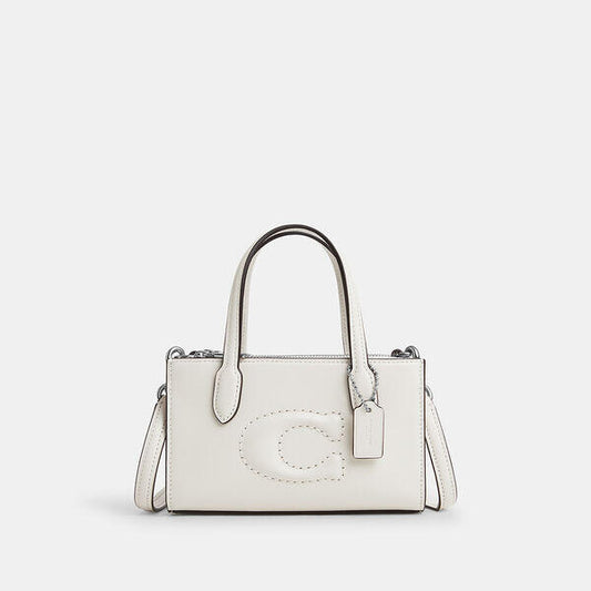 Image of Bags. Productname: Nina Mini Tote Bag in CHALK colour by brand - Coach Outlet Australia