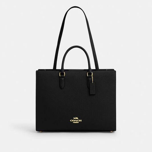 Image of Bags. Productname: Maggie Tote Bag in IM/BLACK colour by brand - Coach Outlet Australia
