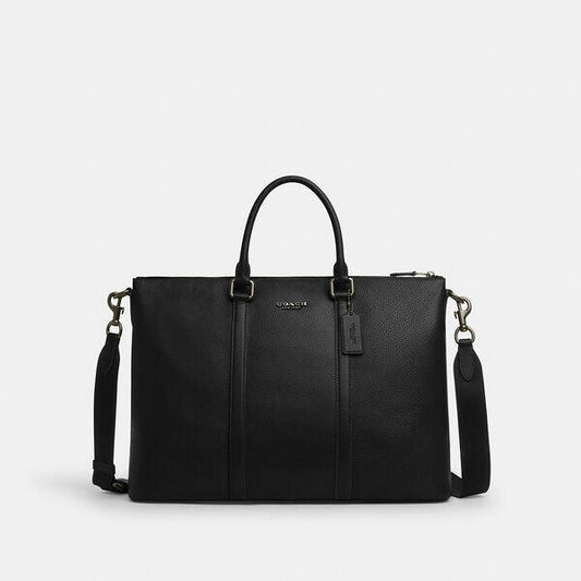 Image of Bags. Productname: Caleb Work Bag in QB/BLACK colour by brand - Coach Outlet Australia