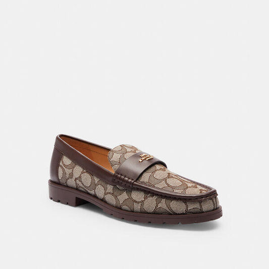 Image of Flats. Productname: Janie Loafer in MAPLE colour by brand - Coach Outlet Australia