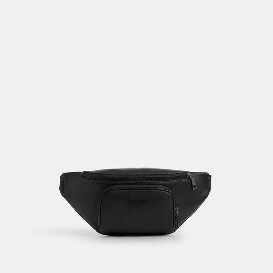 Image of Accessories. Productname: Racer Small Belt Bag in QB/BLACK colour by brand - Coach Outlet Australia