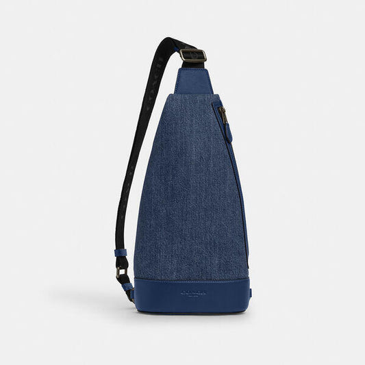 Image of Accessories. Productname: Dominic Sling Pack in DENDEEP BLUE colour by brand - Coach Outlet Australia