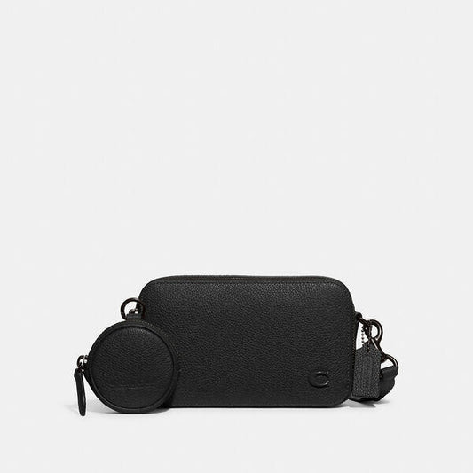 Image of Bags. Productname: Charter Slim Crossbody Bag in BLACK colour by brand - Coach Outlet Australia
