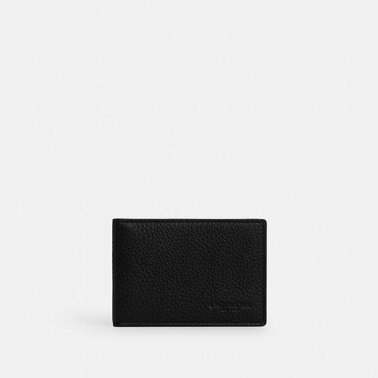 Image of Wallets & Money Clips. Productname: Compact Billfold Wallet in BLACK colour by brand - Coach Outlet Australia