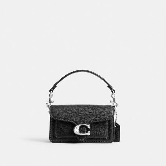 Image of Accessories. Productname: Tabby 12 in Black colour by brand - Coach Outlet Australia