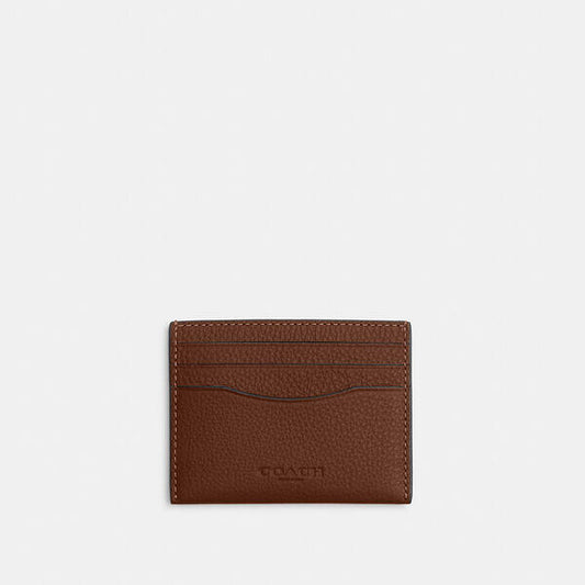 Image of Accessories. Productname: Slim Id Card Case in SADDLE colour by brand - Coach Outlet Australia