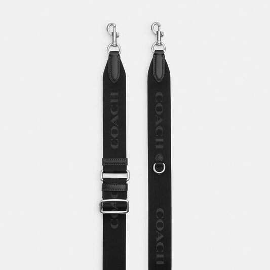 Image of Accessories. Productname: Webbing Strap in SV/BLACK MULTI colour by brand - Coach Outlet Australia