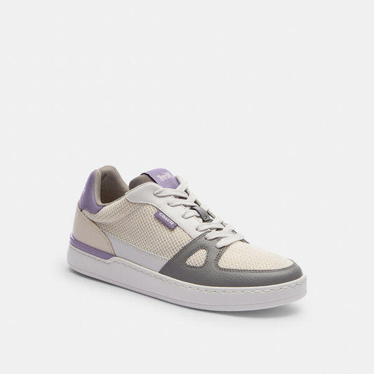 Image of Sneakers. Productname: Clip Court Low Top Sneaker in LIGHT VIOLET colour by brand - Coach Outlet Australia