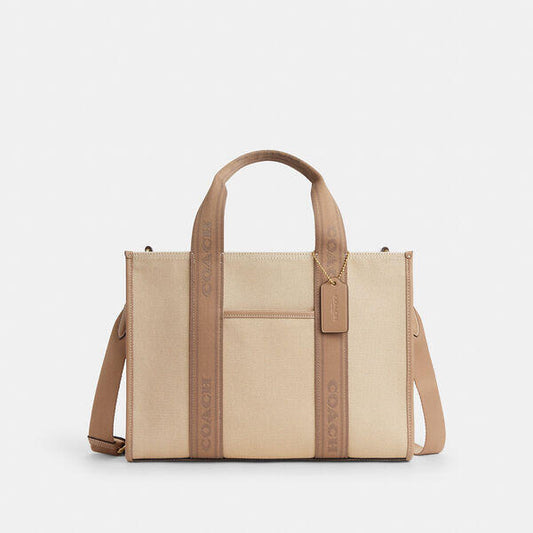 Image of Bags. Productname: Smith Tote Bag in DARK NATURAL colour by brand - Coach Outlet Australia