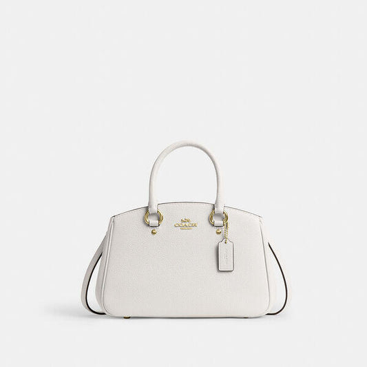 Image of Bags. Productname: Savannah Small Carryall Bag in IM/CHALK colour by brand - Coach Outlet Australia