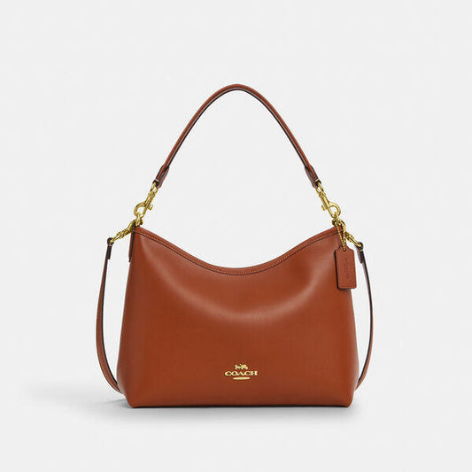 Image of Bags. Productname: Laurel Shoulder Bag in IM/TAN colour by brand - Coach Outlet Australia