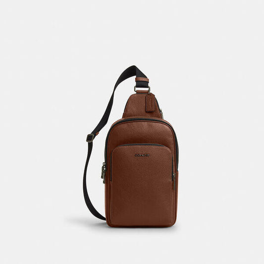 Image of Accessories. Productname: Ethan Pack in QB/SADDLE colour by brand - Coach Outlet Australia